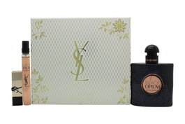 Yves Saint Laurent Black Opium Gift Set con Eau de Parfum y Mini Labial Rouge Pur Couture