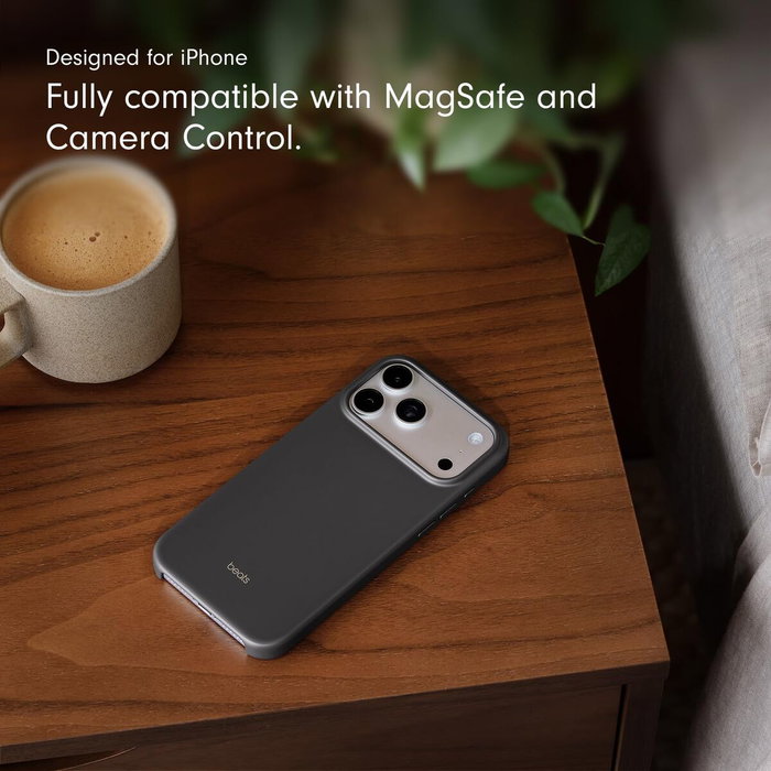Beats Funda con MagSafe y Control de Cámara para iPhone 17 Pro Max, Granito, Gris