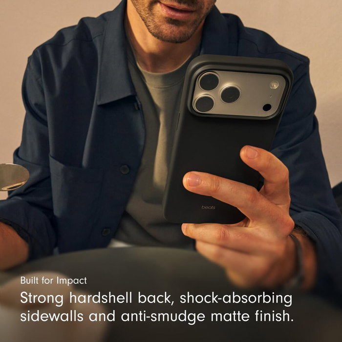 Beats Funda con MagSafe y Control de Cámara para iPhone 17 Pro Max, Granito, Gris