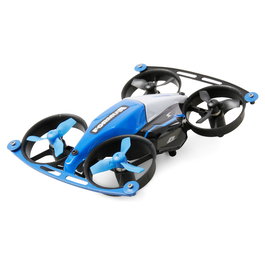 AMEWI Formula Track Race Drohne Dron de Carreras con Rennstrecke, Edad 8+, 2.4 GHz, 10 Min Vuelo, Azul