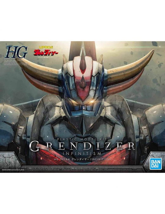 Bandai HG 1/144 Grendizer Infinitism Model Kit - Robot Articulado con Spazer, Harkens y Efectos Crusher Punch - Maqueta de Montaje High Grade