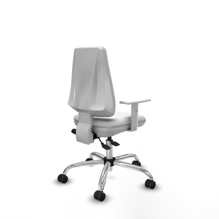 PIQUERAS Y CRESPO Silla de oficina Elche con mecanismo Asincro y tela blanca PIQUERAS Y CRESPO Silla de oficina Elche con mecanismo Asincro y tela blanca