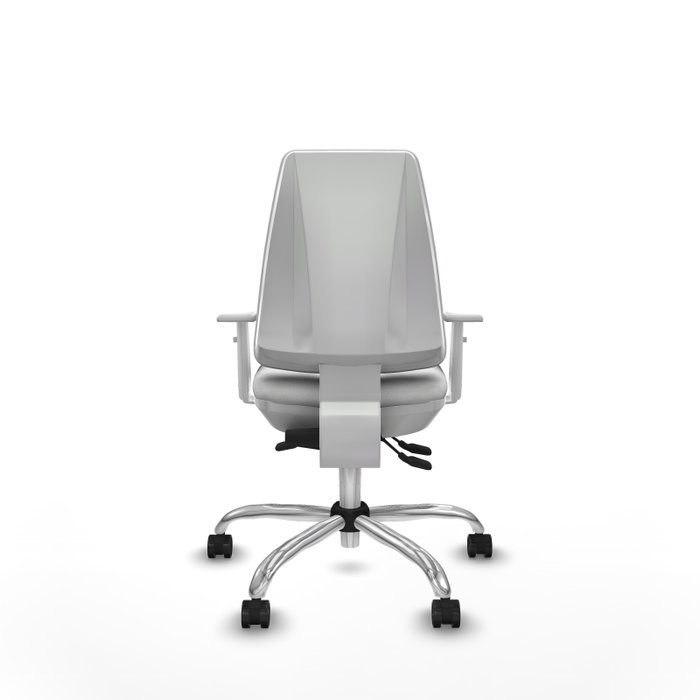 PIQUERAS Y CRESPO Silla de oficina Elche con mecanismo Asincro y tela blanca PIQUERAS Y CRESPO Silla de oficina Elche con mecanismo Asincro y tela blanca
