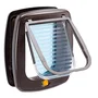 Ferplast Puerta Swing Marrón para Gatos Grandes y Perros Pequeños