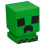 PALADONE Lampara de Silicona SquishyGlo Creeper Minecraft - 15cm, 3 Niveles de Brillo, Apagado Automatico, Recargable USB
