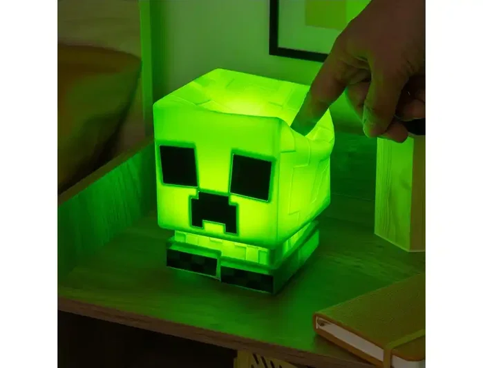 PALADONE Lámpara de silicona Creeper SquishyGlo Minecraft