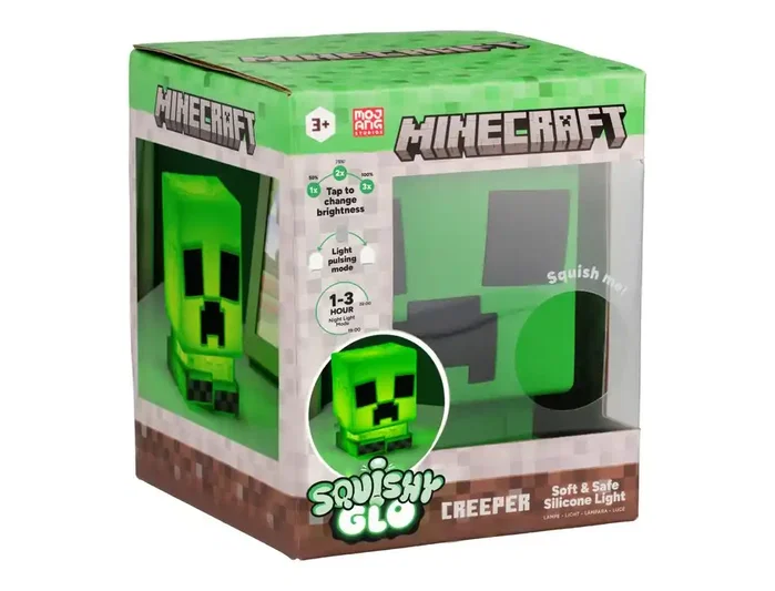 PALADONE Lámpara de silicona Creeper SquishyGlo Minecraft