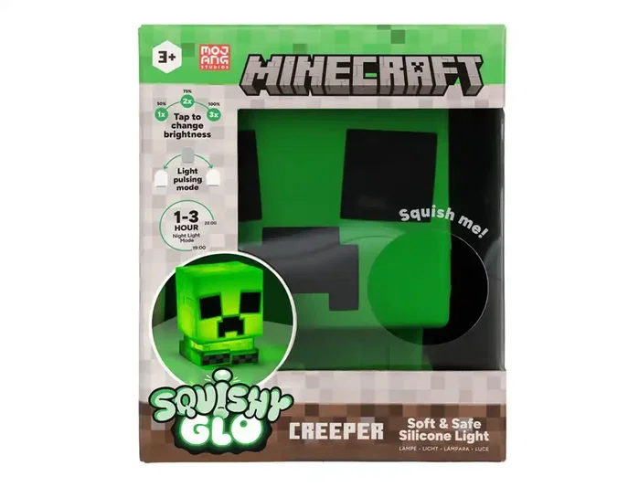 PALADONE Lámpara de silicona Creeper SquishyGlo Minecraft