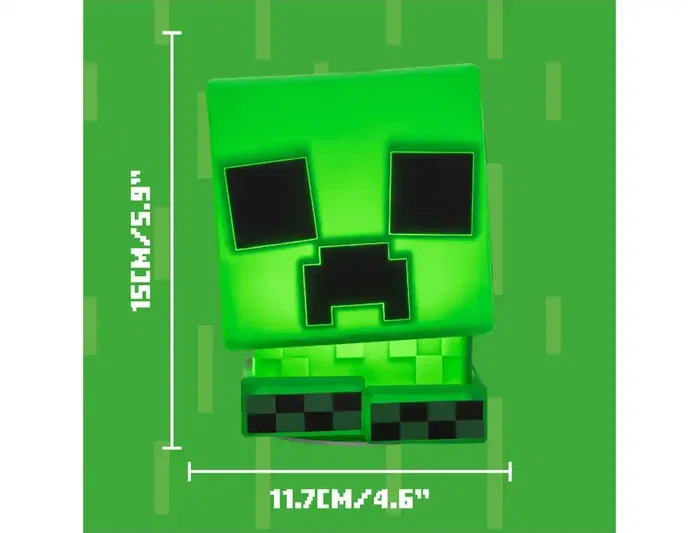 PALADONE Lámpara de silicona Creeper SquishyGlo Minecraft
