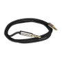 PYTHON Series Cable de audio jack de 4 polos, negro, 2m
