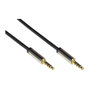PYTHON Series Cable de audio jack de 4 polos, negro, 2m