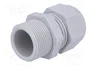 FIBOX Sello aislante M25 con rosca prolongada IP68 gris