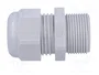 FIBOX Sello aislante M25 con rosca prolongada IP68 gris