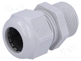 FIBOX Sello aislante M25 con rosca prolongada IP68 gris