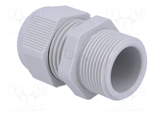 FIBOX Sello aislante M25 con rosca prolongada IP68 gris