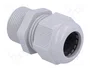 FIBOX Sello aislante M25 con rosca prolongada IP68 gris
