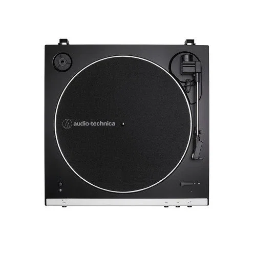 Audio-Technica AT-LP60XBT - Tocadiscos de tracción por correa automático con Bluetooth - Blanco