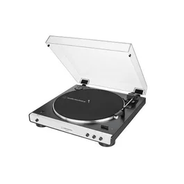 Audio-Technica AT-LP60XBT - Tocadiscos de tracción por correa automático con Bluetooth - Blanco