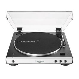 Audio-Technica AT-LP60XBT Tocadiscos Vinilo Bluetooth Automático, Blanco