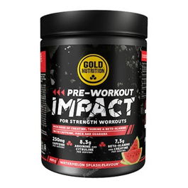 GOLD NUTRITION Pre-Workout Impact Sandia 400Gr.