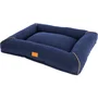 Kerbl Cesta Jerome Azul oscuro / Coñac 75 × 60 × 10 cm