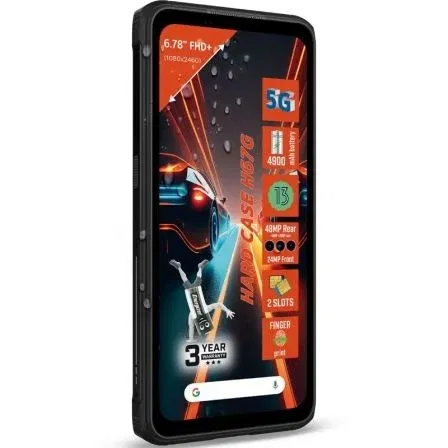 Energizer H67G Smartphone Rugerizado Negro 5G 4GB/128GB 6.78"