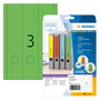 HERMA Etiquetas para archivadores verdes 61,0 x 297,0 mm
