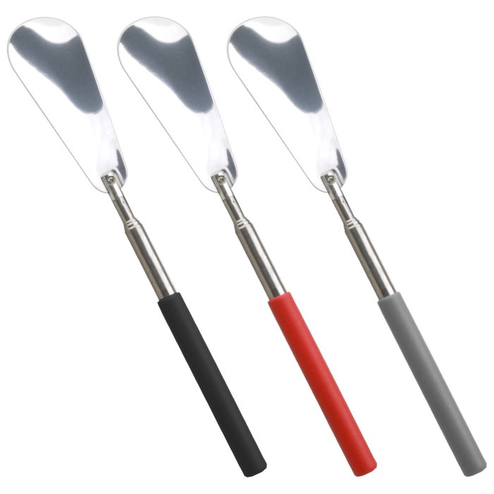 Je cherche une Idee Calzador Telescópico Extensible 26,5-68Cm Ayuda para Ponerse Zapatos Fácilmente Ideal Botas Botines