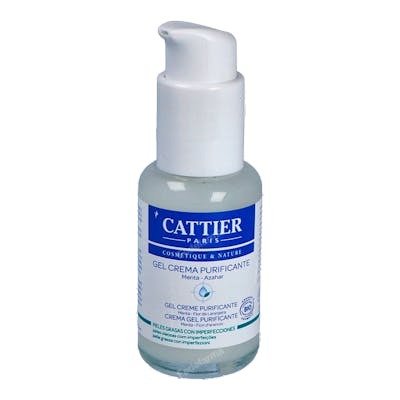 Cattier Gel Crema Purificante Piel Grasa con Menta Piperita y Aloe Vera 50ml