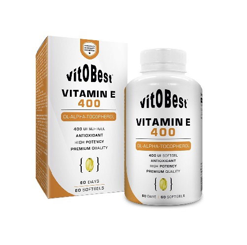 VIT.O.BEST Vitamina E 400mg 60 perlas VIT.O.BEST Vitamina E 400mg 60 perlas