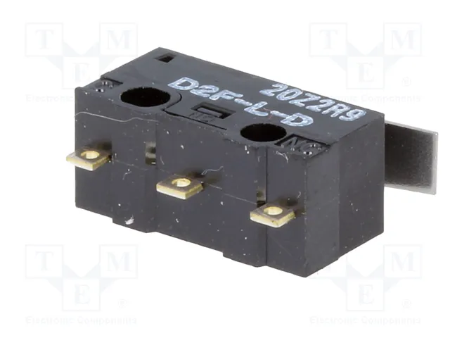 Aratas (Formerly Omron Components) Microconmutador SNAP ACTION D2F con palanca