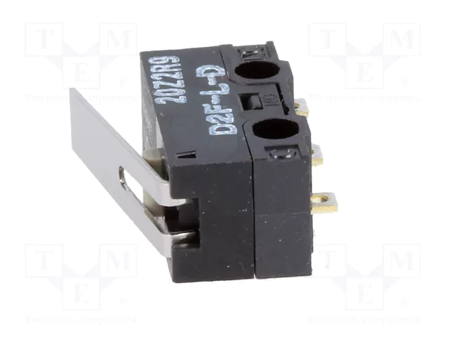 Aratas (Formerly Omron Components) Microconmutador SNAP ACTION D2F con palanca