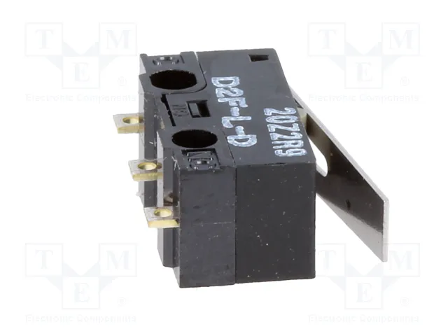 Aratas (Formerly Omron Components) Microconmutador SNAP ACTION D2F con palanca