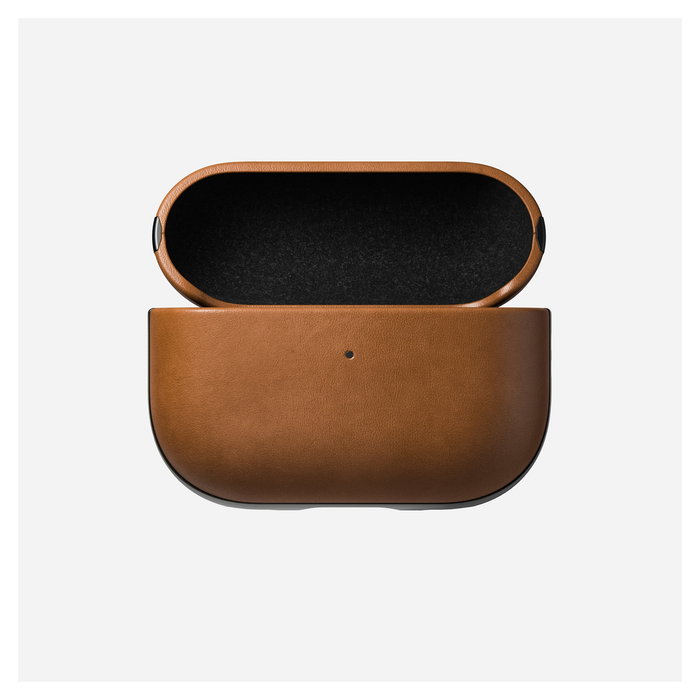 Nomad Modern Leather Case English Tan - Funda de Cuero para AirPods Pro 2 - Compatible Apple - Color Marrón Nomad Modern Leather Case English Tan - Funda de Cuero para AirPods Pro 2 - Compatible Apple - Color Marrón