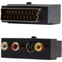 Adaptador Euroconector a RCA Nanocable 10.27.0051/ SCART Macho - 3x RCA Hembra - RCA/S Video Hembra