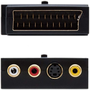 Adaptador Euroconector a RCA Nanocable 10.27.0051/ SCART Macho - 3x RCA Hembra - RCA/S Video Hembra