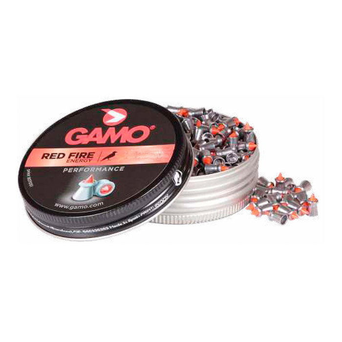 Gamo Balines Red Fire Energy Performance Calibre 5.5 mm (.22) 1g (15.42gr) - 100 unidades Gamo Balines Red Fire Energy Performance Calibre 5.5 mm (.22) 1g (15.42gr) - 100 unidades
