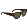 Longchamp LO774S-211 Gafas de sol para mujer en color marrón con cristal verde