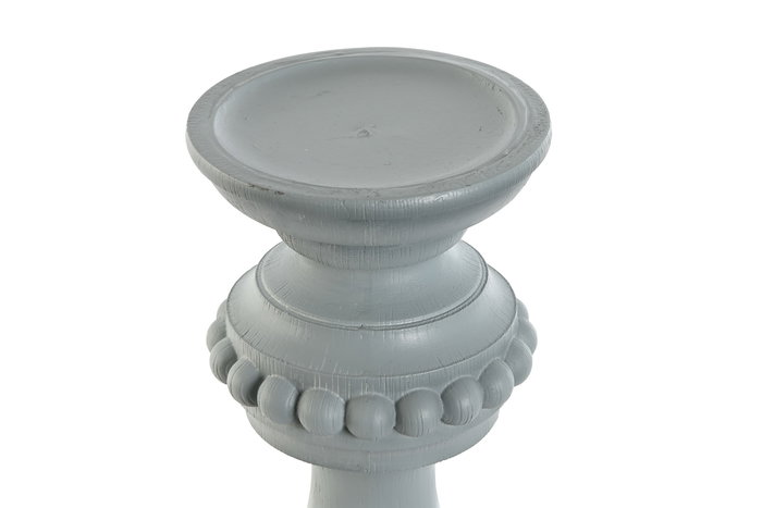 DKD Home Decor Portavelas Tradicional Gris 15 x 38.3 x 15 cm (4 Unidades)