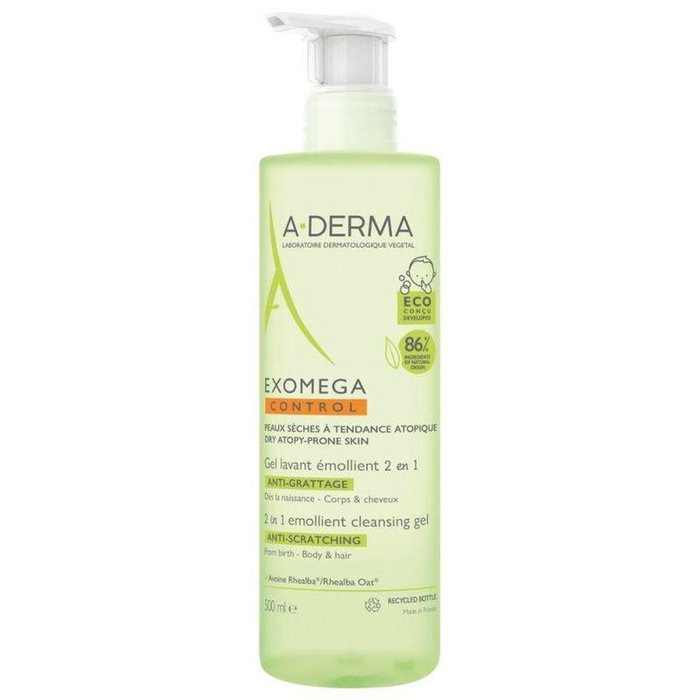 A-Derma Exomega Control Gel Emoliente 2 en 1 500 ml A-Derma Exomega Control Gel Emoliente 2 en 1 500 ml