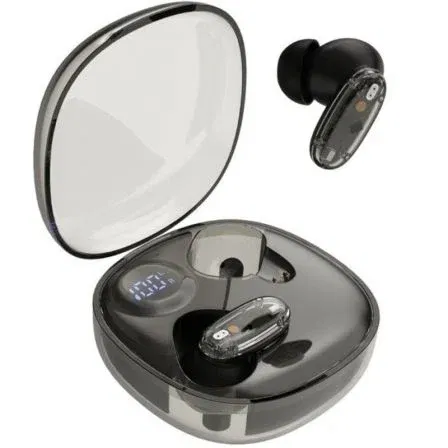 Mars Gaming Auriculares Bluetooth MHIB2 con Estuche de Carga | Autonomía 24h | Negros | Bluetooth 5.4