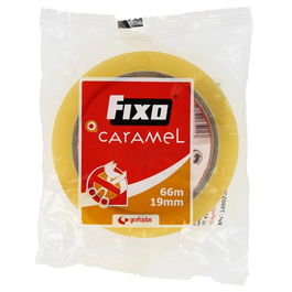 Cinta Adhesiva Fixo Caramel Rollo 66X19 (Set de 8)