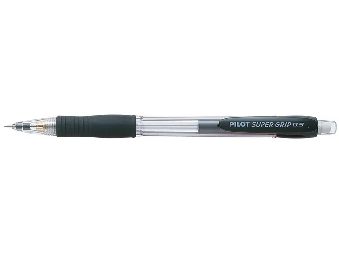 Pilot Portaminas Super Grip Negro 0,5 mm Sujeción de Caucho Pilot Portaminas Super Grip Negro 0,5 mm Sujeción de Caucho