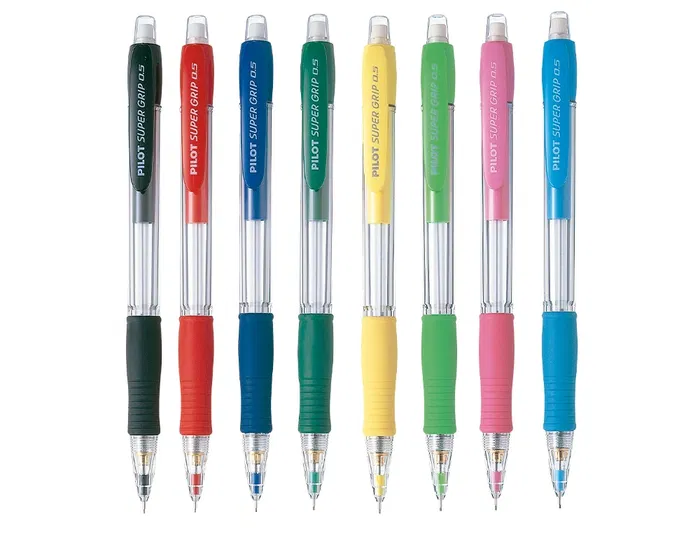 Pilot Portaminas Super Grip Negro 0,5 mm Sujeción de Caucho Pilot Portaminas Super Grip Negro 0,5 mm Sujeción de Caucho