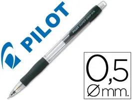 Pilot Portaminas Super Grip Negro 0,5 mm Sujeción de Caucho