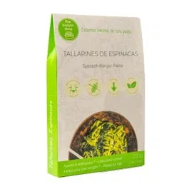 THE KONJAC SHOP Tallarines de Espinacas de Konjac 200g Vegan