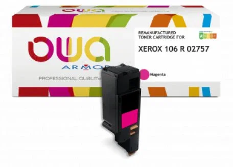 Armor Tóner OWA Remanufacturado Magenta para Xerox 106R02757 - Compatible con WC 6025, WorkCentre 6025, Phaser 6020