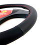Momo Funda de Volante Easy Universal Negro y Rojo 38-39cm