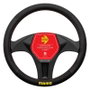 Momo Funda de Volante Easy Universal Negro y Rojo 38-39cm