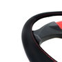 Momo Funda de Volante Easy Universal Negro y Rojo 38-39cm